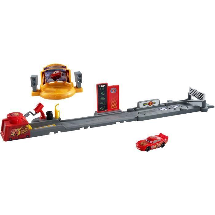 Disney · Pixar-Cars Piste Tremplin Piston Cup - Coffret Avec Piste