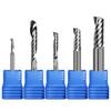 3.175mm/4mm/5mm/6mm/8mm/10mm Spiral Milling Cutters Down Cut One Flute Router Bit CNC End Mill Carbide Milling Cutters