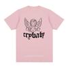 Lil Peep Angel Cry Baby Vintage Pink T-shirt Round Collar Pure Cotton Men T Shirt New TEE TSHIRT Womens Tops Unisex