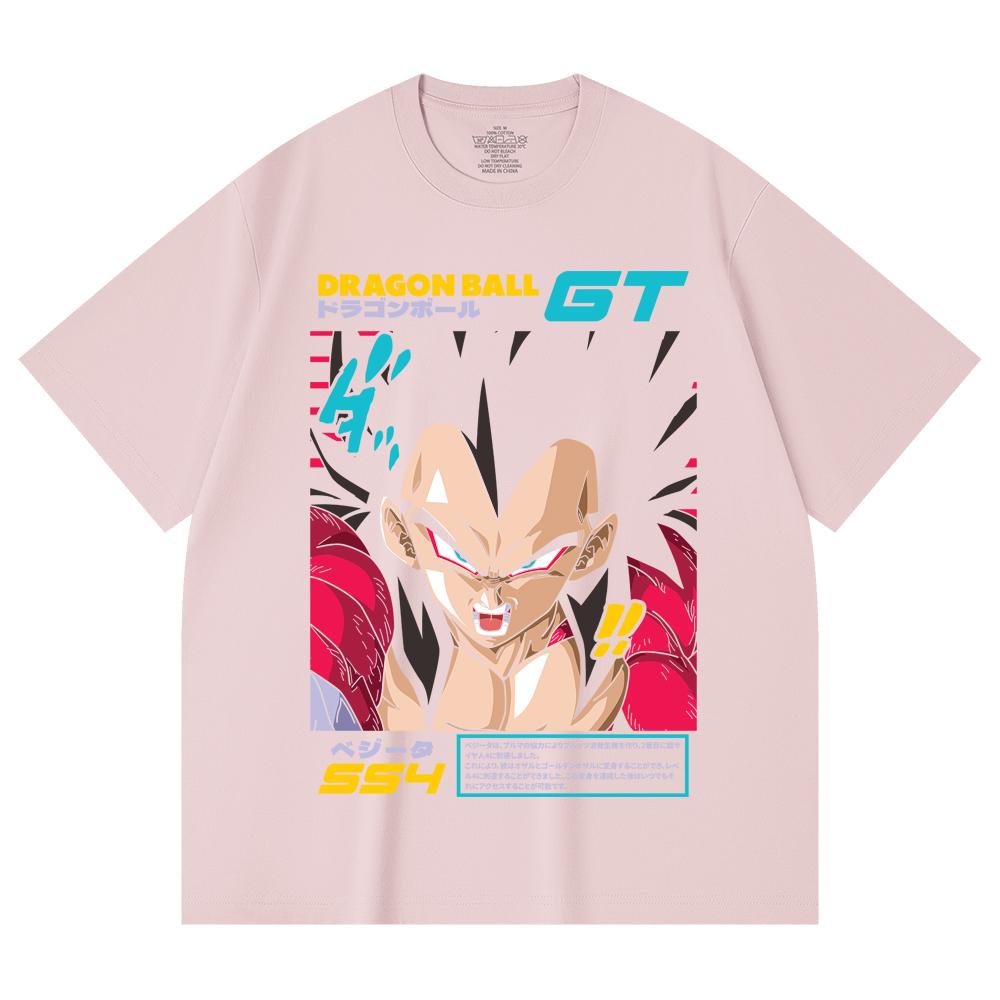 230 Gsm 100% Cotton Dragon Ball V2 Goku Print Unisex Heavy Cotton T Shirt