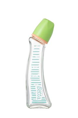 Betta Dr. Betta Baby Bottle Jewel G1-280ml Blue Heat-Resistant Glass