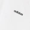 Adidas W D2M 3S Tee Back Split Reflective Logo Lightweight Running Straight Leg Sports Short Sleeve T-Shirt Women Tops White DS8723