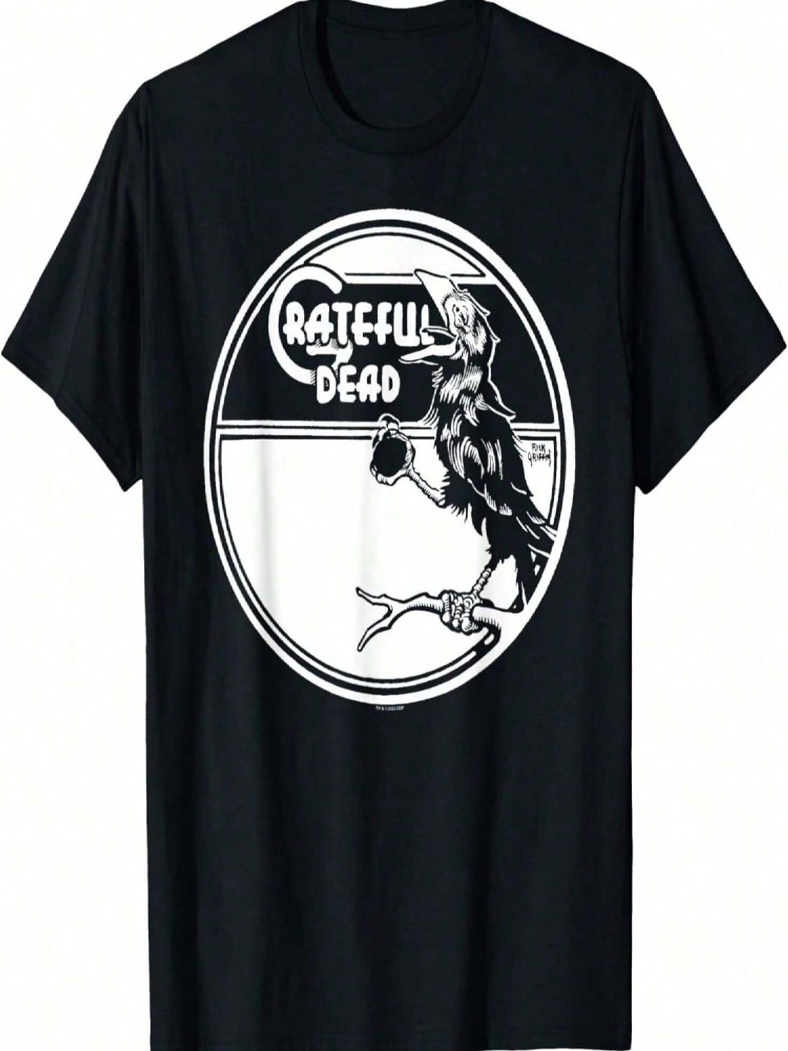 Винтажная футболка группы Grateful Dead Wake Of The Flood с лейблом Crow S разноцветный