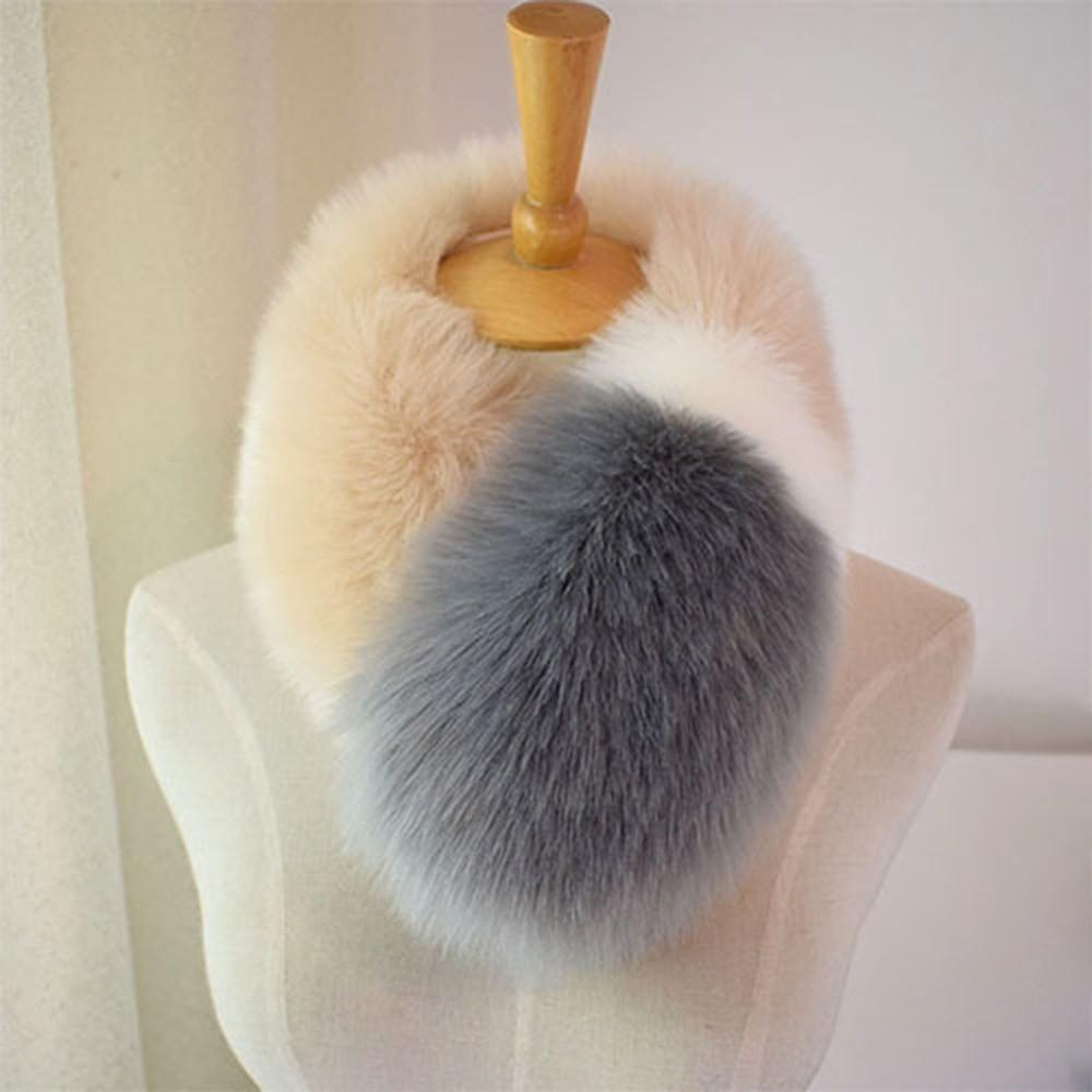

New Faux Fur Fur Collar Scarf Soft Ultra Fluffy Neck Wrap Lady Neck Warmer for Fall Winter