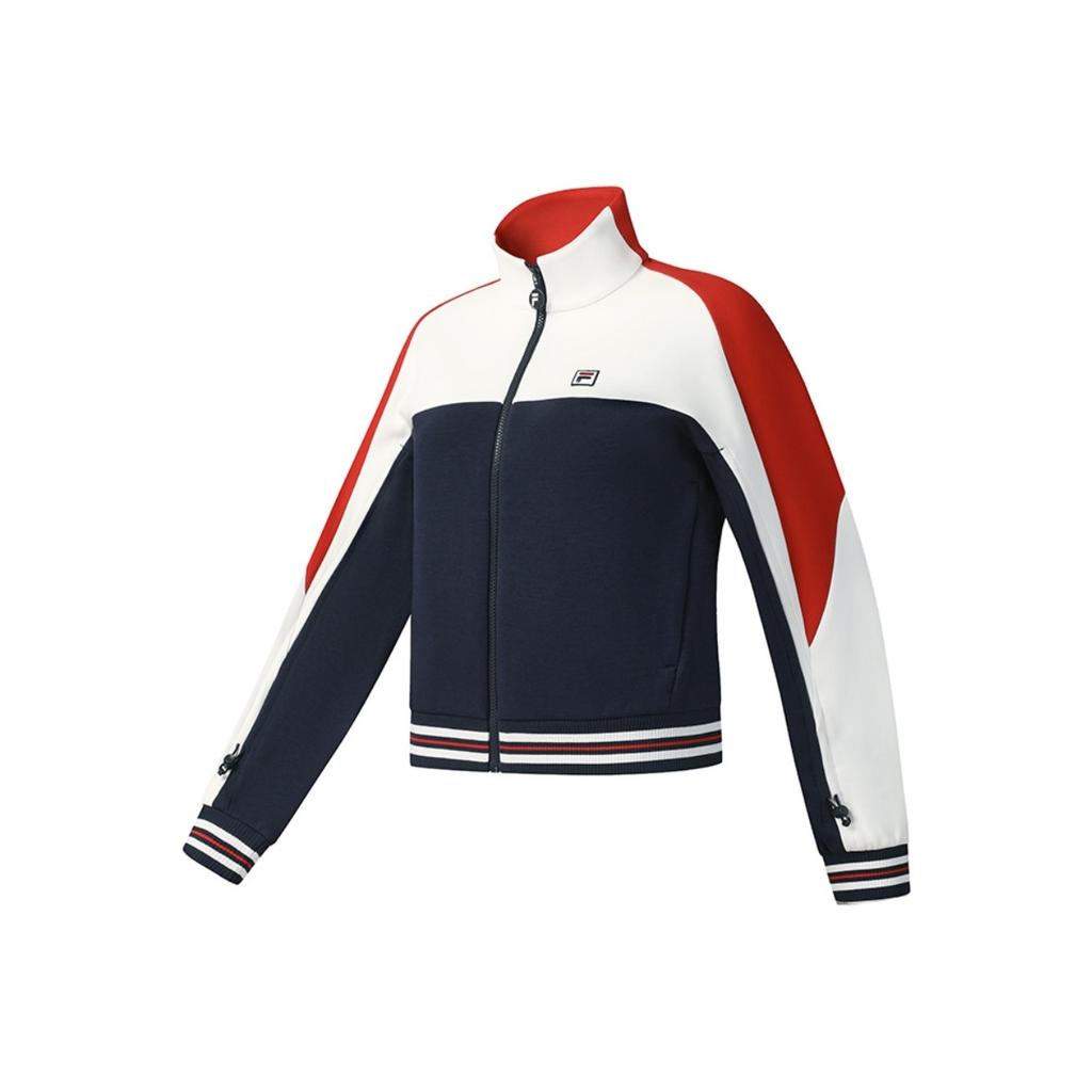 Fila Tennis Fashion Casual Sports Jacket Women Jacket Sky-Blue A11W543516FBU