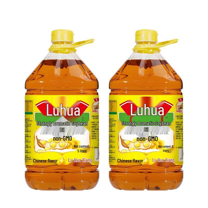 Luhua Non-GMO Fragrant Soybean Oil 10L (2x5L Pack)