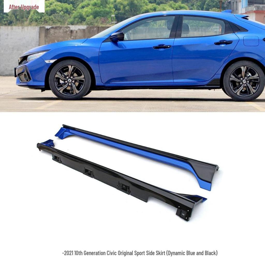 Non-Destructive Side Skirt & Winglet Kit for 10th Gen Civic Low-Lift Dynamic Version