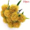 10 Stück Plastik Künstliche Blumen Pflanzen Löwenzahn für Zuhause Vasen Garten Künstliche Dekoration Zubehör Hochzeit Brautstrauß