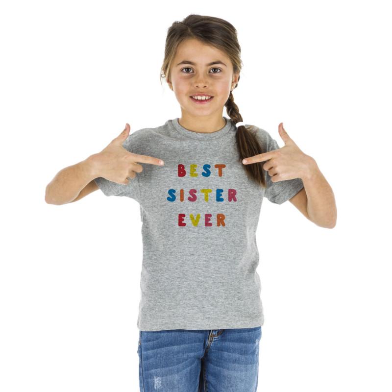 Children's Tshirt BEST SISTER EVER COLORFUL WAF