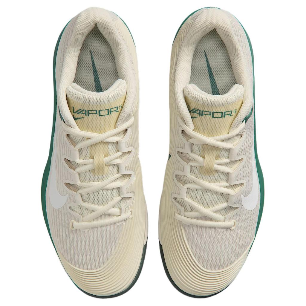 Nike Vapor 12 Prm Bequeme Passform Ton Niedrige Tennisschuhe Damen Sneaker Weiß JA6273-010