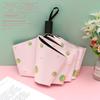 Fresh Print Umbrella Female Student Foldable Sunny and Rainy Dual-Use Thickened Sun-Proof UV Protection Sun Umbrella