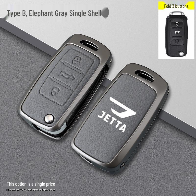 Jetta Model D Elephant Grey Key Case