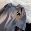 Men's Retro Summer Loose Fit Cotton T-Shirt - Trendy Printed Short Sleeve