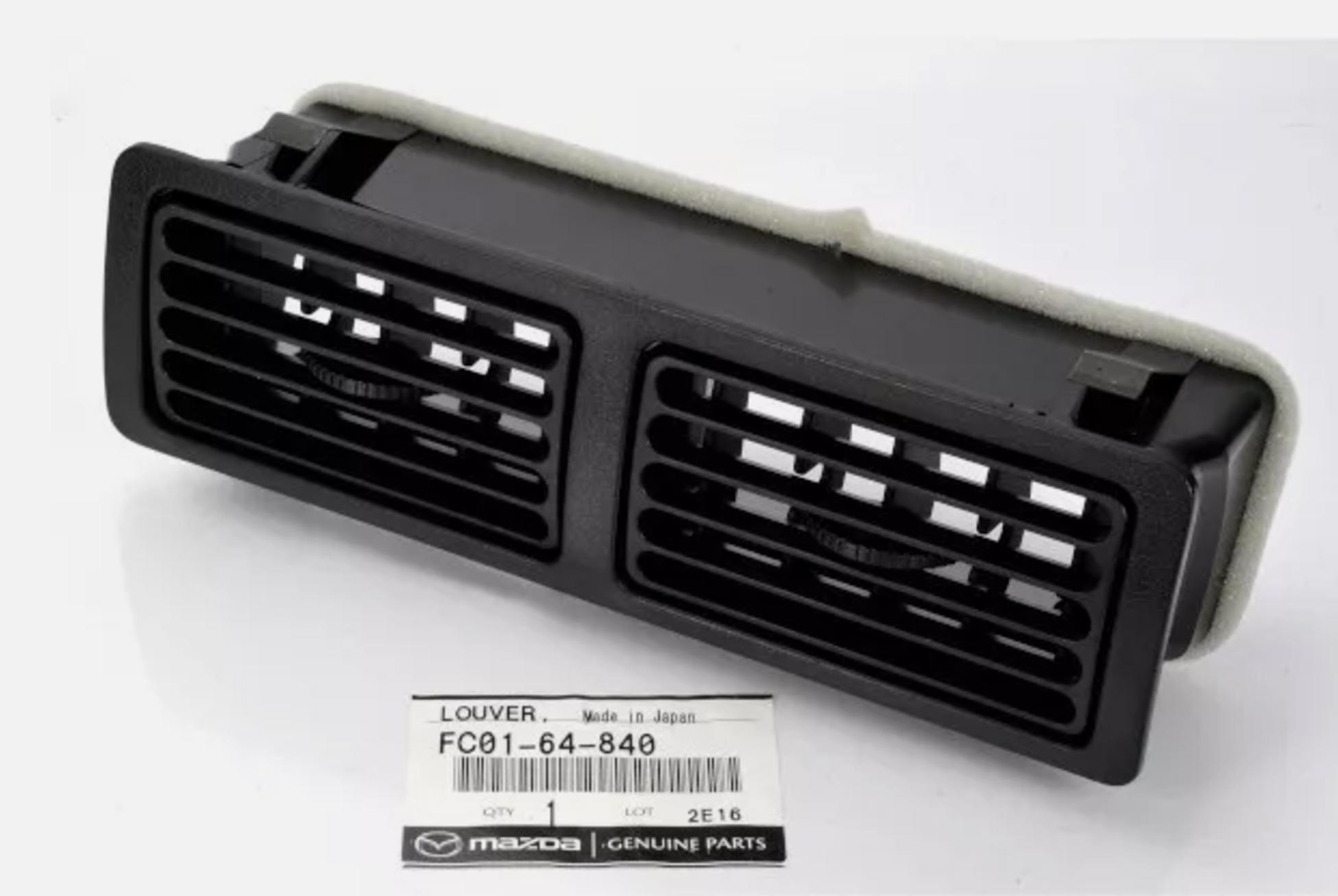 

MAZDA RX-7 FC3S 1985-1989 GENUINE Center Air Louver Dash Vent Radio JDM OEM