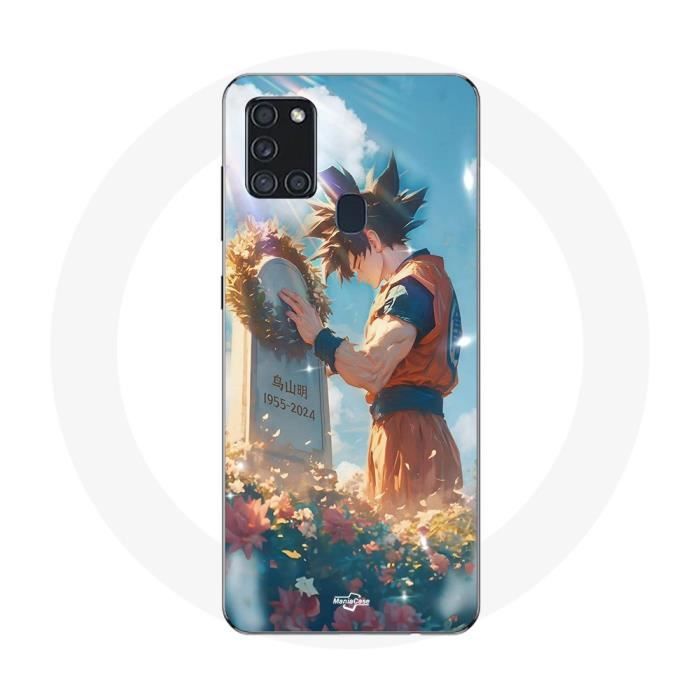Coque Maniacase pour Samsung Galaxy A21s Akira Toriyama Son Goku Tombe