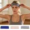 Sport Stirnband Schnelltrocknend Schweißabsorbierendes Haarband Einfarbige Hohe Elastizität Yoga Pilates Laufen Rutschfest
