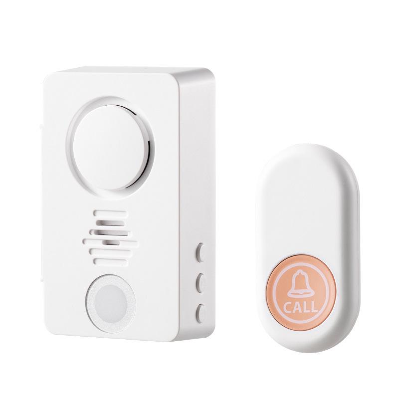 Elderly Wireless Doorbell with Long-Range, Loud Volume, One-Button Call