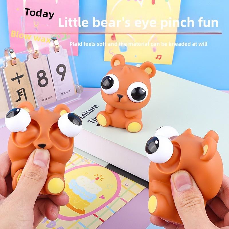 Eye Exploding Bear Children Toys Stress Reliever Home Office Family Gift Fun