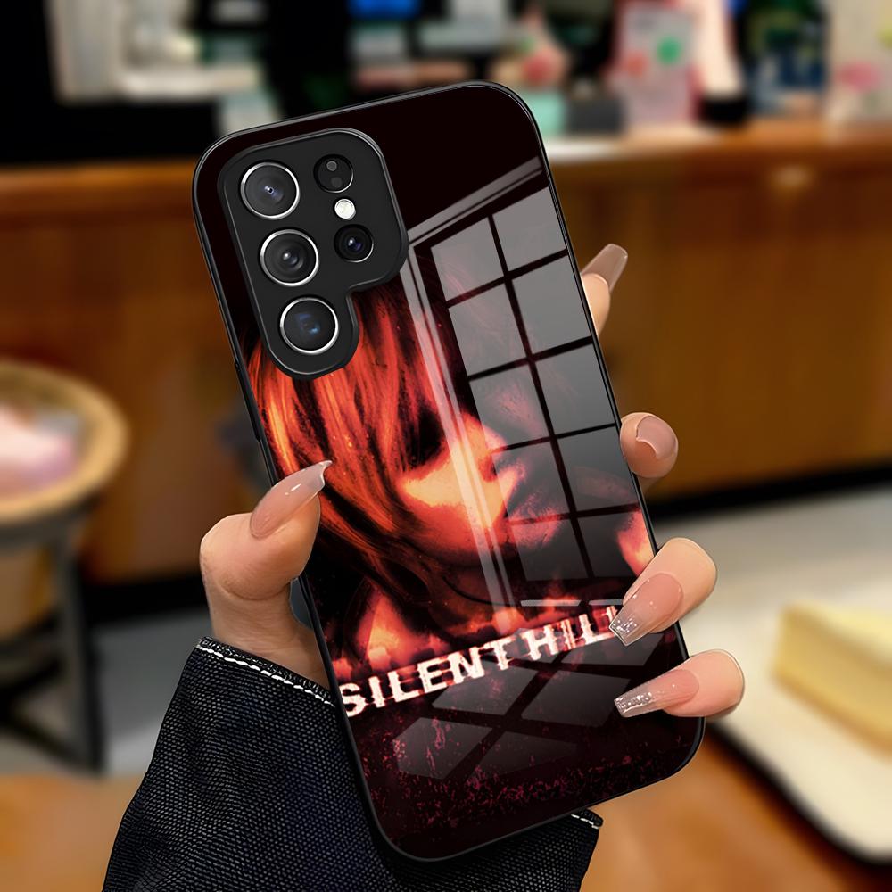 

Hot Classic Silent Hill Game Phone Case For Samsung S26 S25 Plus S20 S20 Plus S22 Ultra S23 FE S21 Plus S21 Ultra Glass Cover Samsung S22 Ultra