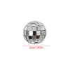 10pc Hanging Disco Ball String, Reflective Mini Mirror Disco Ball Decorations for Disco Party Wedding Festival Birthday Party