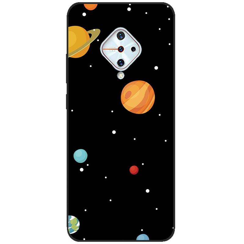 For vivo V17 Case Soft Silicone TPU Phone Cover For Vivo 1920 Case Coque For Vivo v17 Russia Vivo S1 Pro Funda V1945A Case