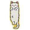 Cute Cartoon Cat Fish Shape Soft Plush Rug Non Slip Absorbent Floor Mat for Kids Bedroom Home Gift