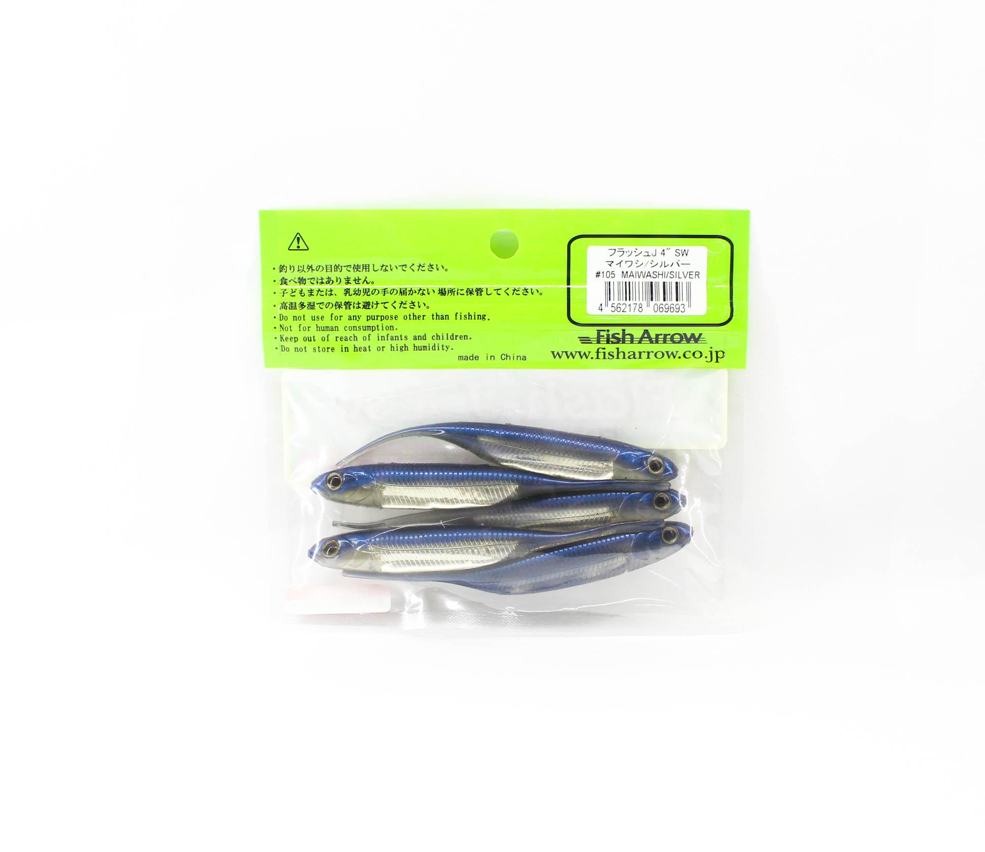 Acheter Leurre Souple Fish Arrow Flash J Shirasu SW 3 Pouces 5 Pièces