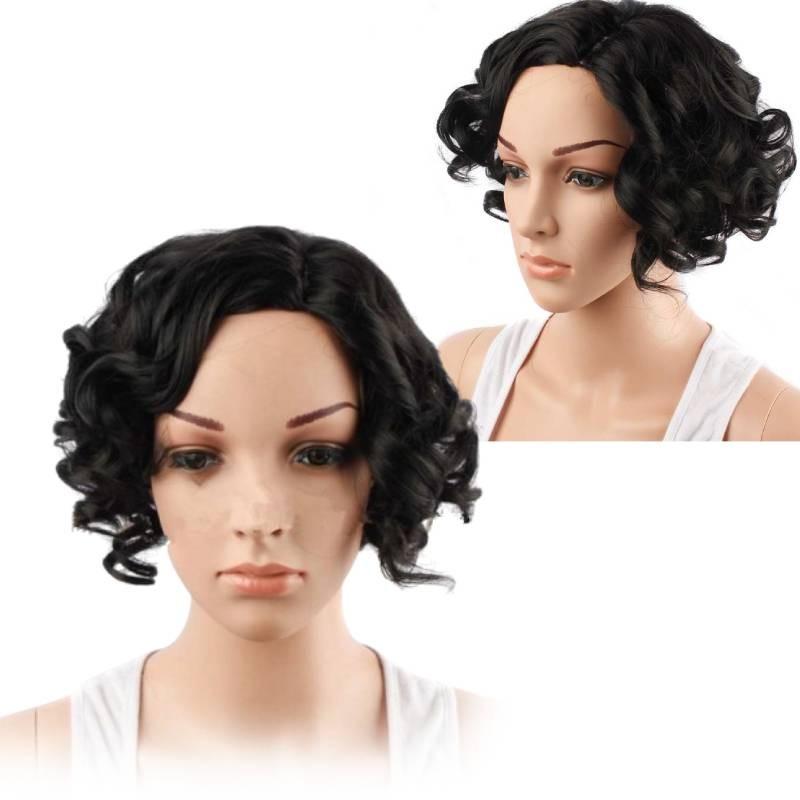 Unique African Short Curly Wig For Women Made With High-temperature Fiber Soft And Stylish