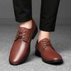 Móda Všechno-se-hodící Pánské Boty Formální Boty z Pravé Kůže pro Muže Šněrovací Oxfordky pro Muže Svatba Večírek Kancelář Business Casual Bota Muži