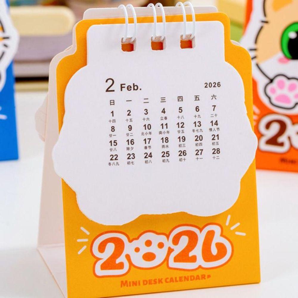 Portable Coil Calendar Mini Daily Planner New Schedule Planner  Office Desk Accessories