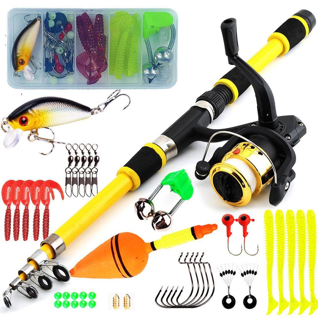 1.8m Children's Fishing Rod Set: Ultra Short Rod and Reel, Hot Cross-border Deal