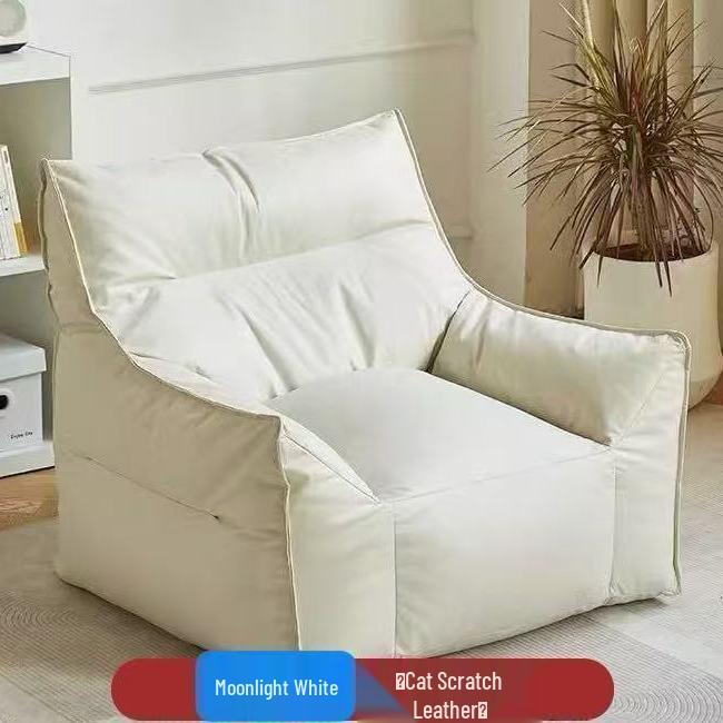 Comfortable Lazy Sofa: Convertible Single Bean Bag for Living Room or Balcony