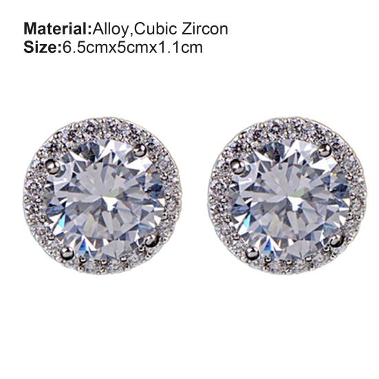 Durable Earrings Easy Matching Women Screw Back