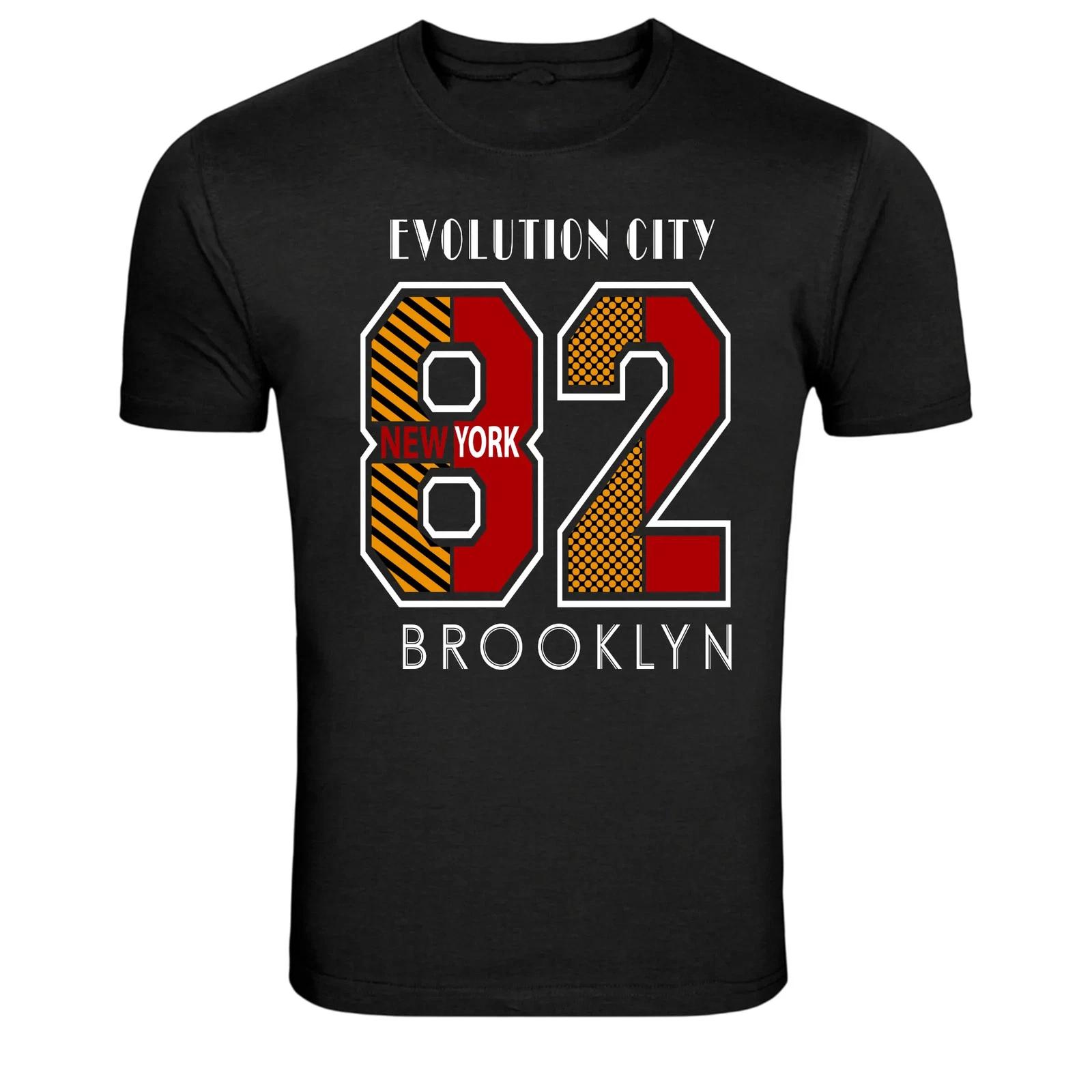 Brooklyn New York 82 Evolution City Graphic T-Shirt XXXL