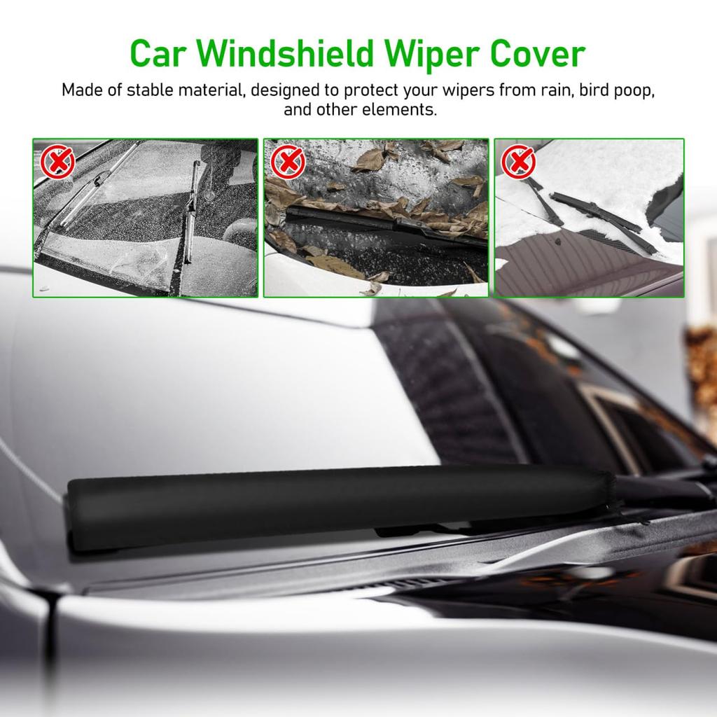 Ciieeo 1 Pair Car Wiper Blade Protective Cover, Wiper Sleeve
