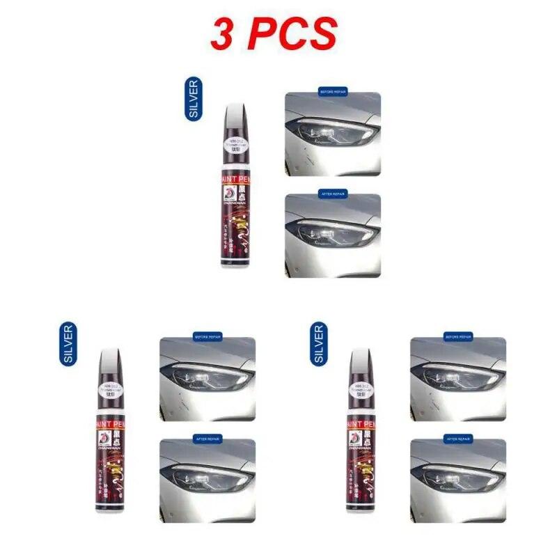 1/2/3PCS Grau Serie Auto Ausbesserungsstift Klare Kratzer Reparatur Farbe Farbe
