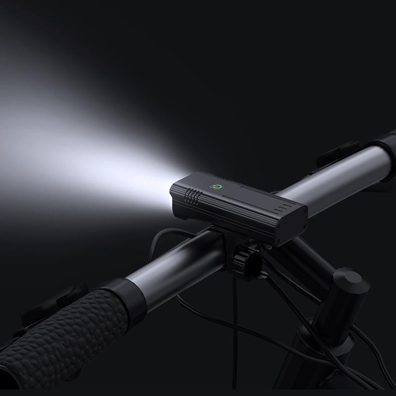 KX6 Fahrradscheinwerfer, Aufladen der Hochleistungs-Taschenlampe, Fahrradausrüstung, Fahrradzubehör für Nachtfahrten, Berglichter