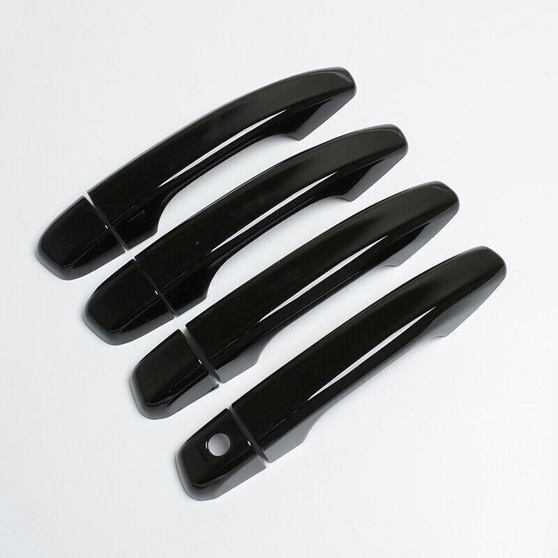 Gloss Black Side Door Handle Cover Trim For Honda Accord 2018 2019 2020 2021 8PC