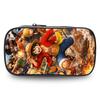 One Piece Anime Double Layer Pencil Case, Large Capacity Durable Stationery Bag Lightweight Unisex Pen Pouch for Boys Girls 6-10