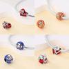 Authentic Copper Color God of Wealth Lucky Cat Lantern Lion Dance Charm Bead Charms Bead Charms Compatible With Bracelets Do It Yourself New Years Je