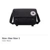 Converse Polyester Messenger Bag, Shoulder Bag, Crossbody Bag Regular Unisex Black 10026011-A01