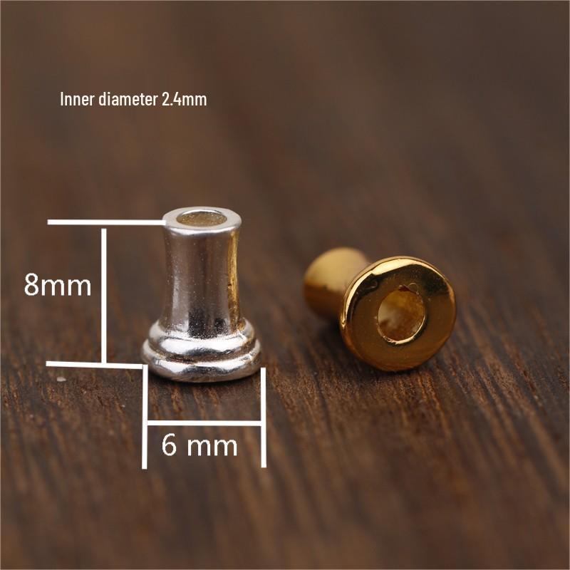 108-Bead Red Sandalwood & Passion Fruit Seed Silver Vajra Stupa Buddha Head Accessory