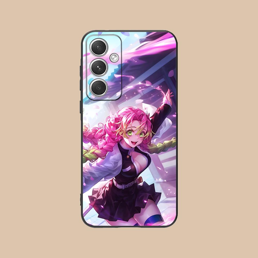 Demon Slayer Mitsuri Phone Case for Samsung Galaxy S25 S24 S23 S22 S21 S20 Note20 Plus FE Ultra Colour Protective Pretty Luxury
