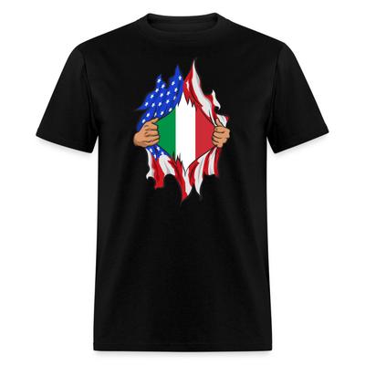 Koszulka Italia Pride Włoskie Korzenie Prezent Włochy Flaga USA Koszulka Imigranta rozmiar S-6XL