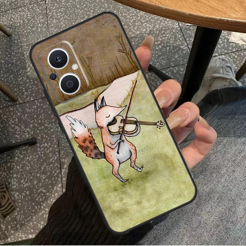 Winter Fox Foxes Case For OPPO Reno 8 7 6 5 4 Lite 2Z 4Z 5Z 8T 10 OPPO Find X5 X6 Pro X2 Lite X3 Neo Cover