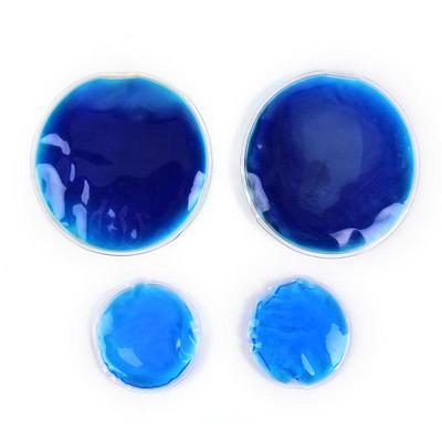 1Pc Round Reusable Ice Cold  Gel Pack Therapy Microwaveable Heat Pain Relief