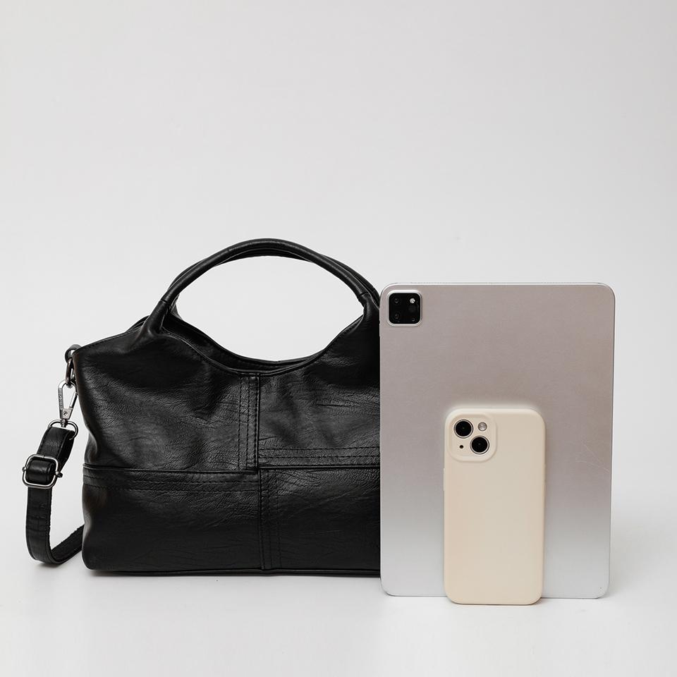 Damen Handtasche aus weichem PU-Leder – Stilvolle Umhängetasche & Crossbody-Schultertasche für Damen