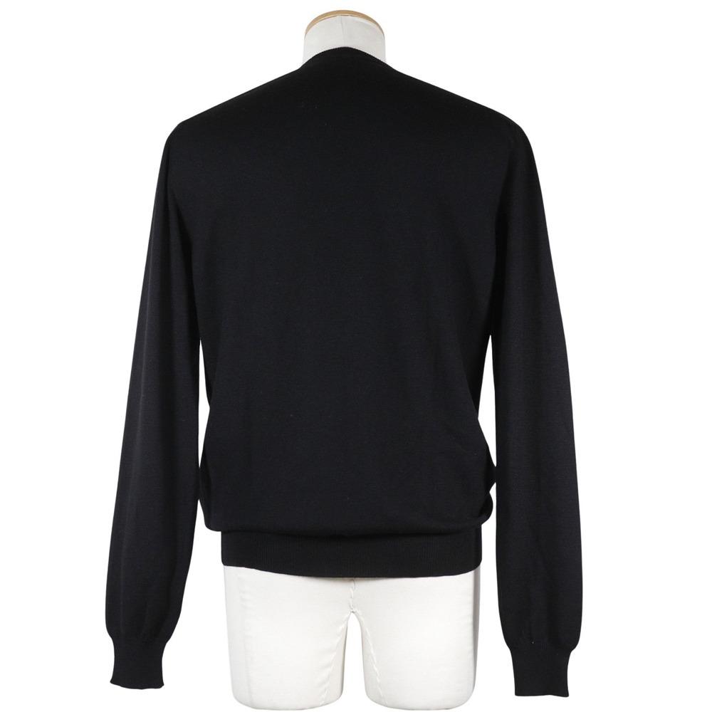 Prada Argyle-Pullover LAY032872 schwarz Wolle/Nylon/Kaschmir Herren Gebraucht