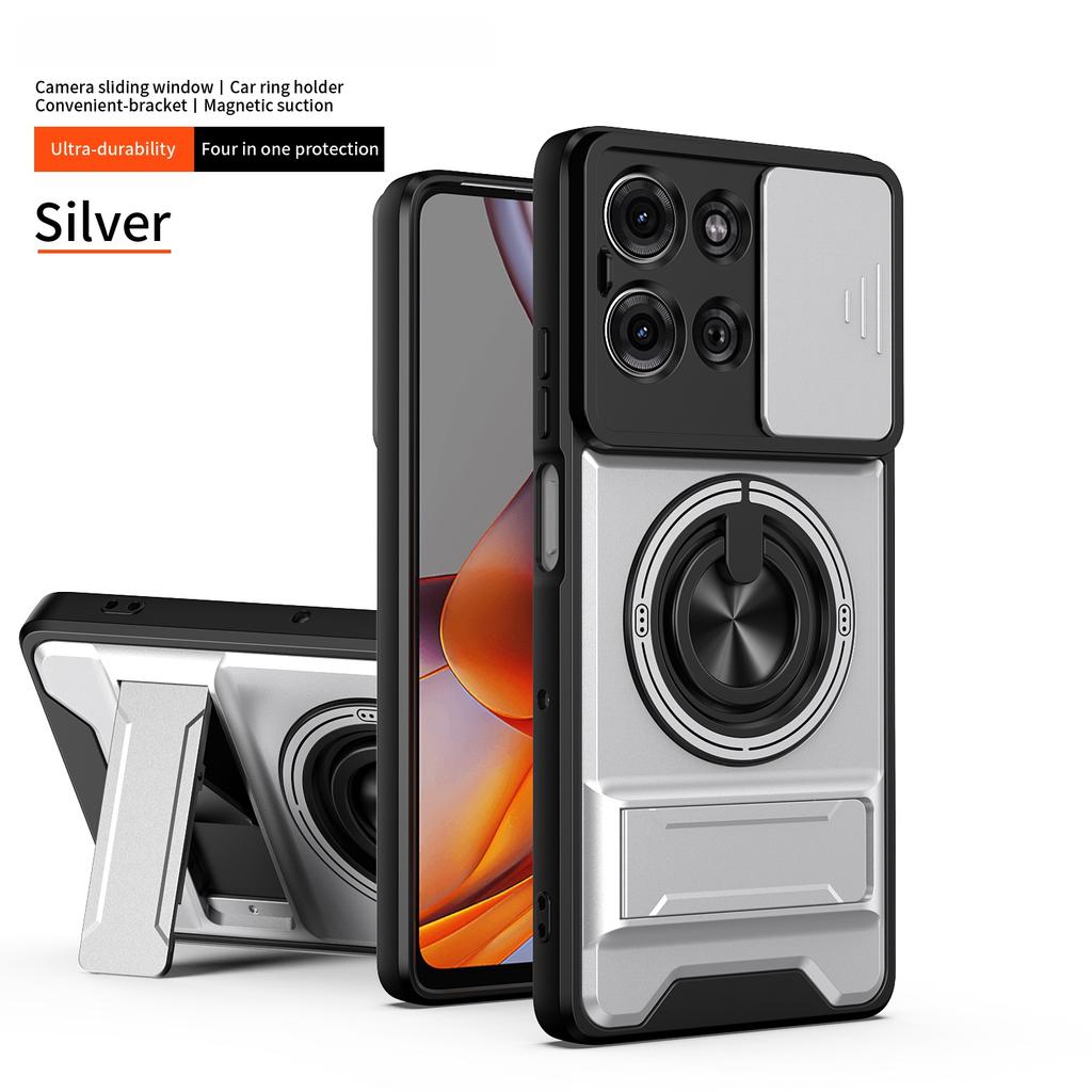 Magnetic Kickstand Shockproof Armor Phone Case for Moto G34 G45 G35 G53 G13 G23 G54 G64 G55 G56 G84 G85 G86 G75 G67 G77 Cover