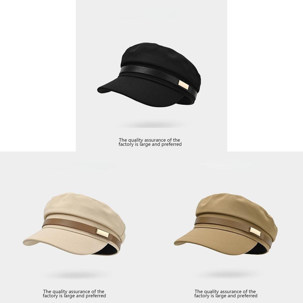 Beret Hat Men Fall Winter Casual Sunshade Cap With Short Brim For Style And Comfort